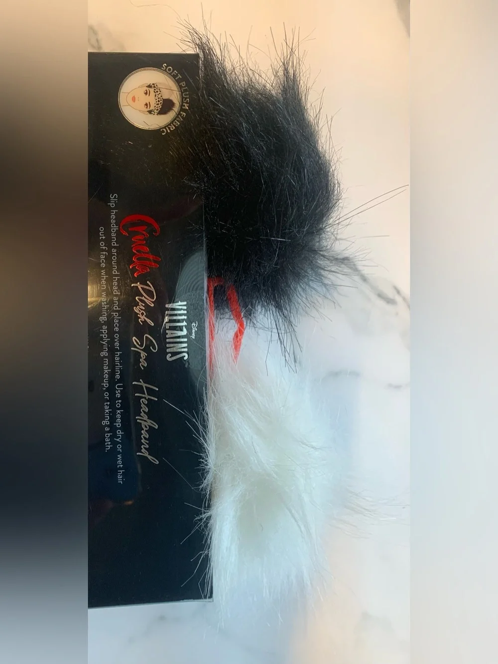 Disney Villains Cruella Plush Spa Headband